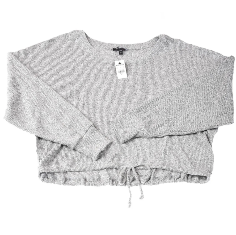 Express Cropped Sweater Size Medium - Picture 3 of 6